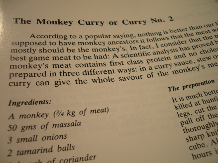 Monkey Curry Recipe