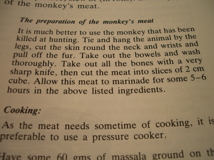 Monkey Curry Recipe